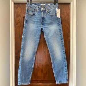 RE/DONE 90s Mid-Rise Ankle Crop Skinny Jeans Size 26 Soft  Comfort Stretch